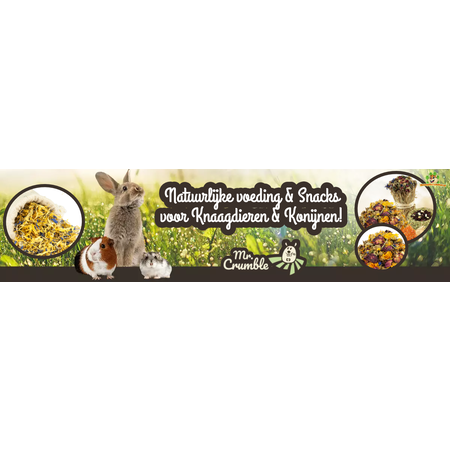 Mr Crumble Natural Timothy Marigold Heart 40 grams