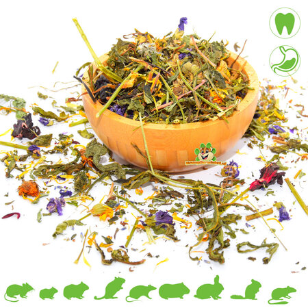 Knaagdier Kruidenier Flower & Herb Mix for Chinchilla & Degu