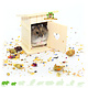 Knaagdierwinkel® Hamsterscaping Deco Dixie aus Holz 8 cm