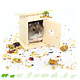 Knaagdierwinkel® Hamsterscaping Deco Dixie de madera 8 cm