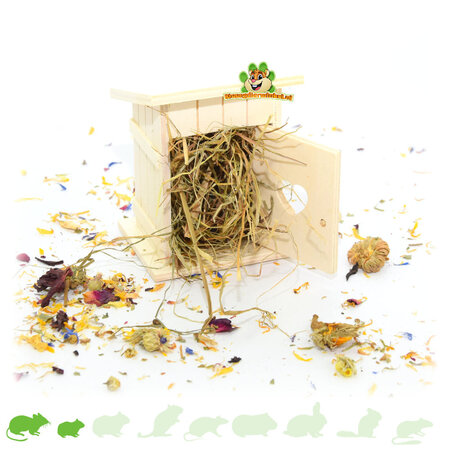 Knaagdierwinkel® Hamsterscaping Deco Dixie de madera 8 cm