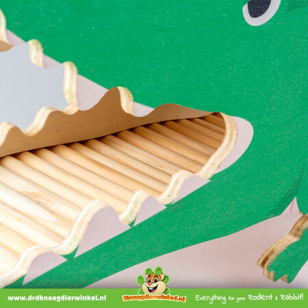 Speelhuis & Watchbox Krokodil 50 cm