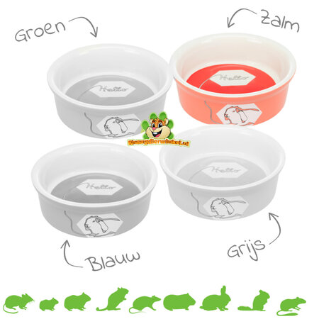 Trixie Keramik-Futter-/Wassernapf Farbe Kaninchen 11 cm