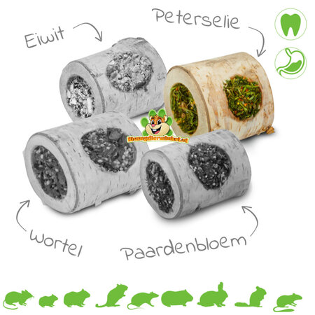 JR Farm Knabberrolle aus Holz