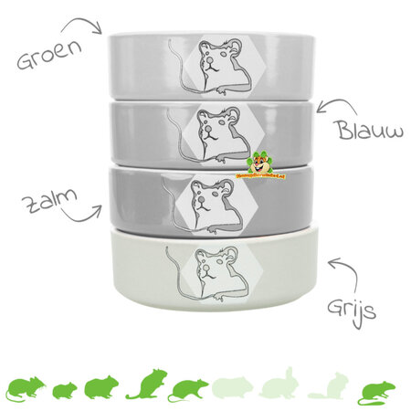 Trixie Gamelle en céramique pour hamster, couleur 8 cm
