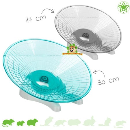 Trixie Disques de course de 17 et 30 cm pour souris, hamsters nains et hamsters