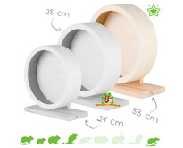 Houten Hamster Looprad met Kurk voor kleine knaagdieren