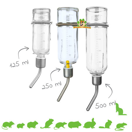 Trixie Glass Drinking Bottle