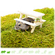 Knaagdierwinkel® Hamsterscaping Houten Picknicktafel 8 cm