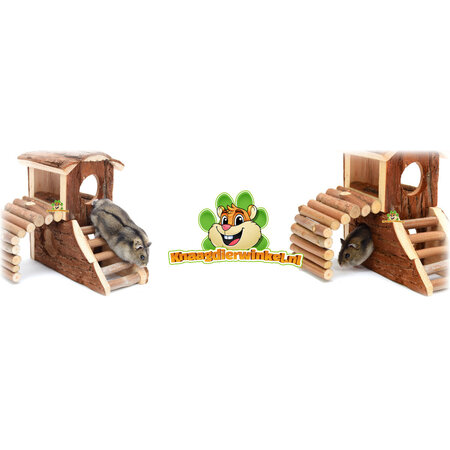 Tour de jeu forestière 17 cm pour rongeurs !