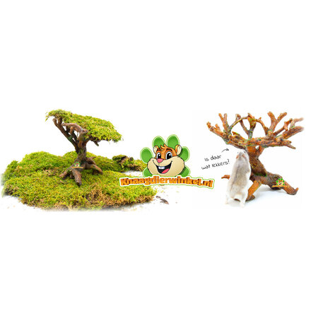 Hamsterscaping Rodent Bonsai 22 cm made of Resin