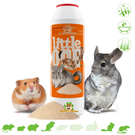Mealberry Sable de bain Little One pour hamsters, gerbilles, chinchillas et octodons