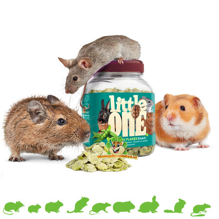 Mealberry Little One Erbsenflocken für Nagetiere und Kaninchen