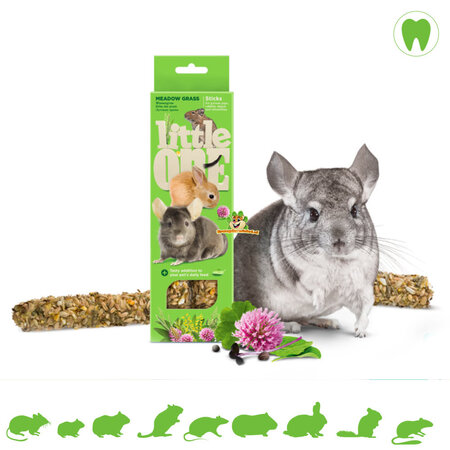 Mealberry Little One Sticks Wiesengräser für Nagetiere und Kaninchen