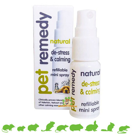 Pet Remedy Spray calmante Pet Remedy de 15 ml para roedores y conejos.
