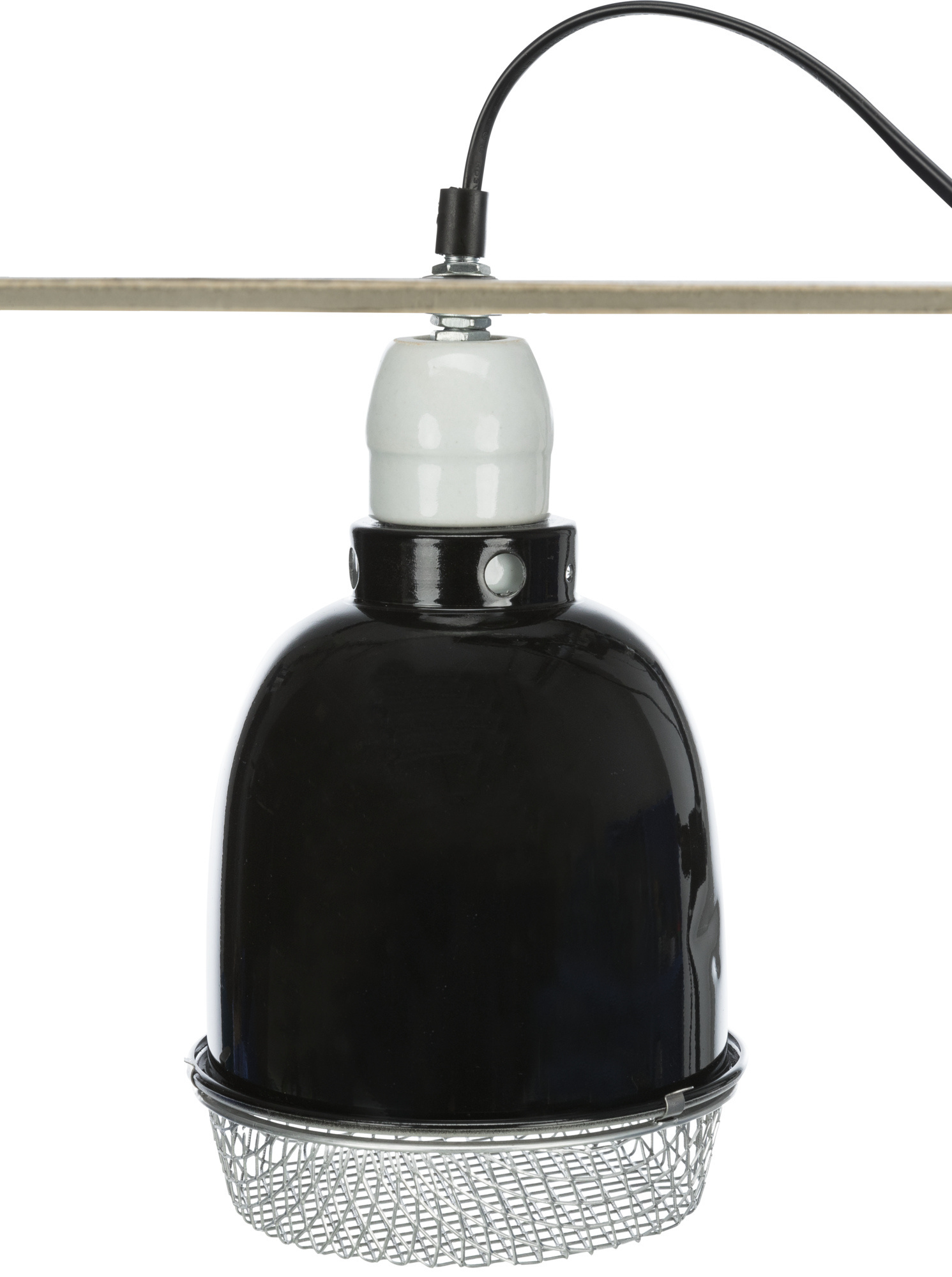 Trixie Lampe à pince à réflecteur OUTLET avec couvercle de protection en  fil et raccord en céramique