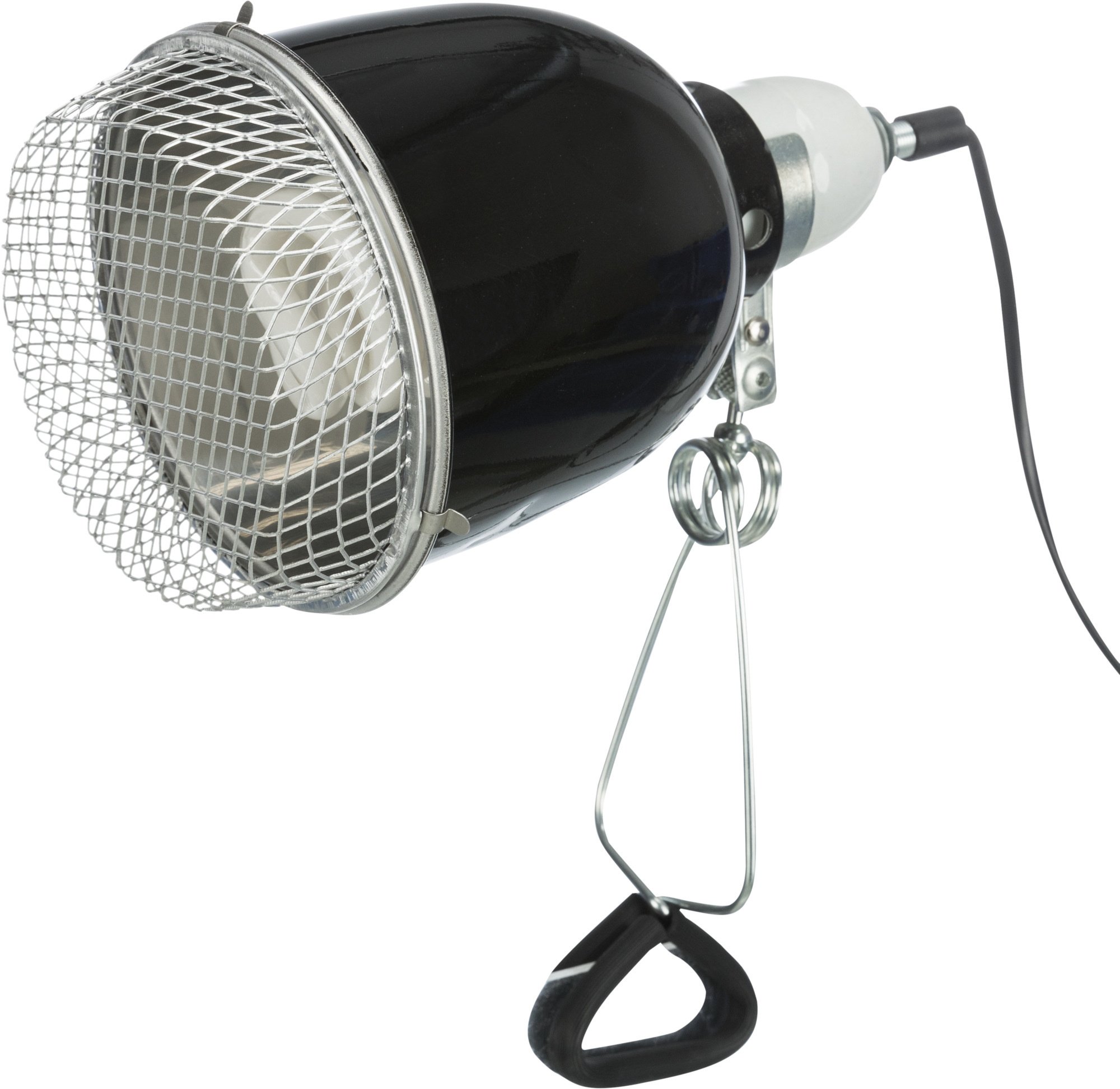 Trixie Lampe à pince à réflecteur OUTLET avec couvercle de protection en  fil et raccord en céramique