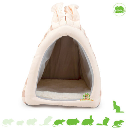 Pluche Konijnenhuis 32 cm