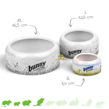 Bunny Nature Miska na karmę lub wodę dla gryzoni i królików