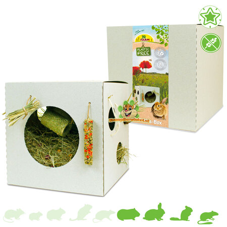 JR Farm PlasticFree Active-Box voor Knaagdieren & Konijnen