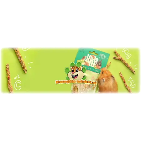 Mealberry Little One Yummy Knaaghout voor Knaagdieren en Konijnen
