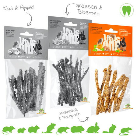 Mealberry Little One Yummy Chewing Wood for Rodents and Rabbits