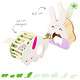 Maison de jeu pour lapins, souris, hamsters nains et gerbilles