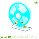 Trixie Plastic exercise wheel 28 cm for rodents!