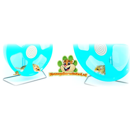 Trixie Roue d'exercice en plastique Trixie 28 cm pour souris, hamsters nains et hamsters