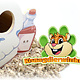 Maisonnette en forme de crâne de 24 cm pour souris, hamsters nains et gerbilles