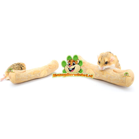 Bois à mâcher Coffeewood 20 cm pour rongeurs et lapins
