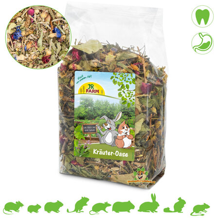 JR Farm Oasis à base de plantes pour rongeurs et lapins