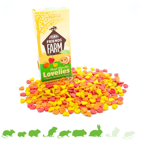 Supreme Hazel Hamster Lovelies Plátano, Fresa y Albaricoque