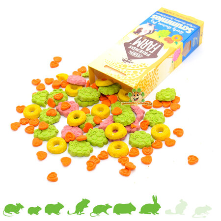 Supreme Gerty Scrummys Pomme, Fraise, Abricot et Banane