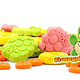 Supreme Gerty Scrummies de manzana, fresa, albaricoque y plátano
