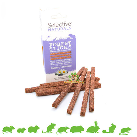 Supreme Selective Naturals Forest Sticks dla świnek morskich 60 gramów