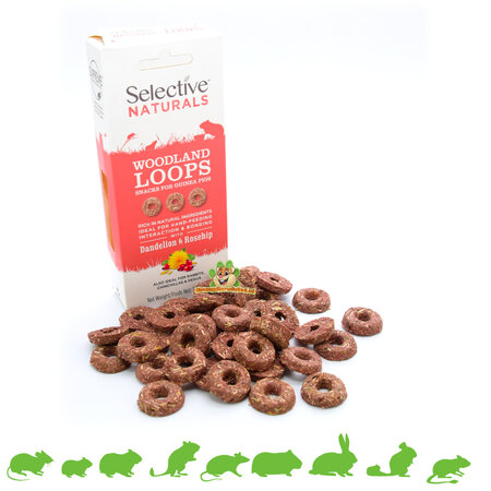 Supreme Selective Naturals Woodland Loops Guinea Pig 80 grams