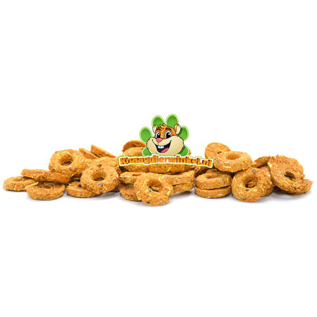 Supreme Boucles naturelles sélectives avec carottes et foin de fléole des prés pour lapins
