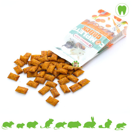 Versele-Laga Crock Complete Karotte 50 Gramm für Nagetiere und Kaninchen!