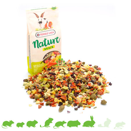 Versele-Laga Nature Snack Veggies 85 grams for Rodents & Rabbits!