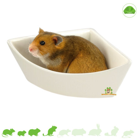 Rodipet Eck-WC aus Keramik 17 cm