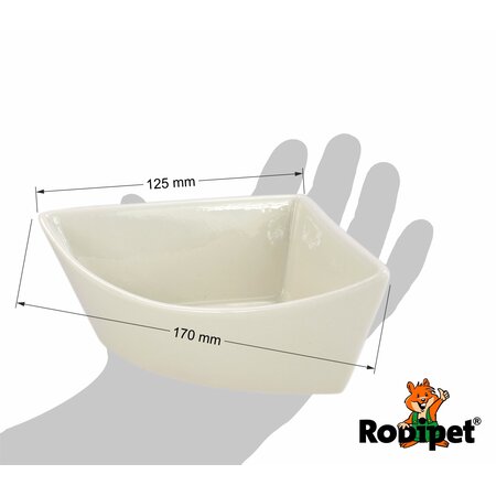 Rodipet Eck-WC aus Keramik 17 cm