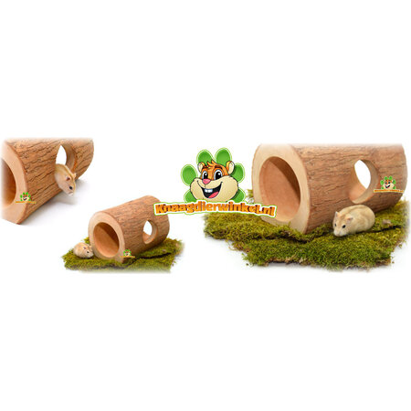 Tree Trunk Tunnel Wongan 23 cm for Rodents!