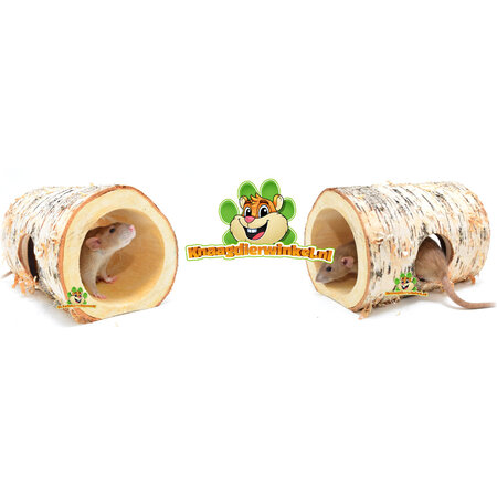 Hugro Berken Tunnel Mont Blanc 23 cm voor Knaagdieren!