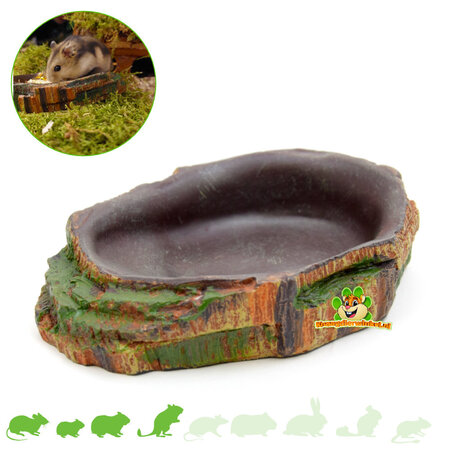 Trixie Hamsterscaping Rock Feeding Bowl 10 cm