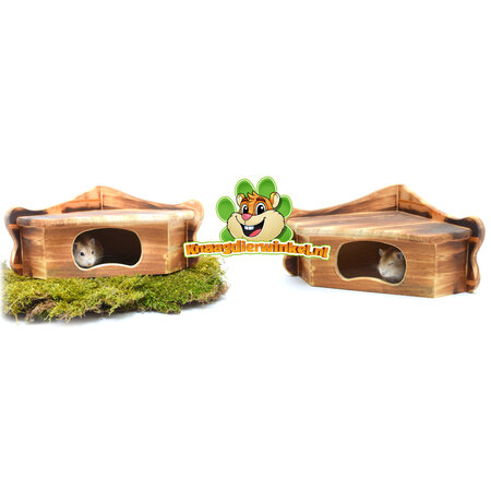 Zwartwoud Corner House for Rodents!