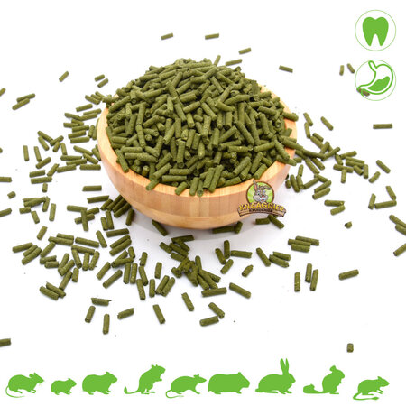 Knaagdier Kruidenier Pellets de perejil de 200 gramos para roedores y conejos