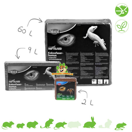 Trixie Coconut Fiber Humus for Hamsterscaping & Gerbilscaping