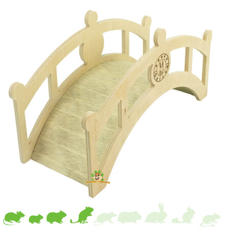 Getzoo Houten Hamsterbrug 25 cm