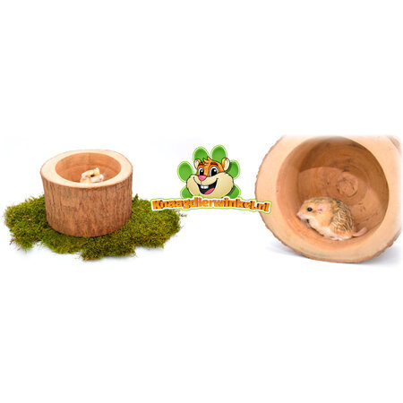 Tree Trunk Bali Cup für Nagetiere und Kaninchen!